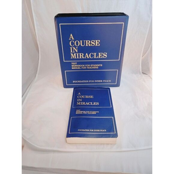 1986 Course in Miracles Foundation For Inner Peace‎ 42 Cassette Tapes & Book - Picture 1 of 10
